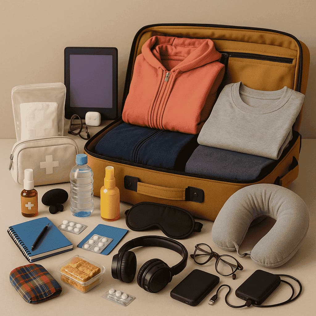 🧳 Qué llevar en un viaje en bus: Checklist imprescindible